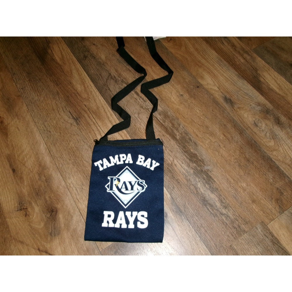 TAMPA BAY RAYS    6X8 BAG PURSE VINTAGE ZIPPER T1